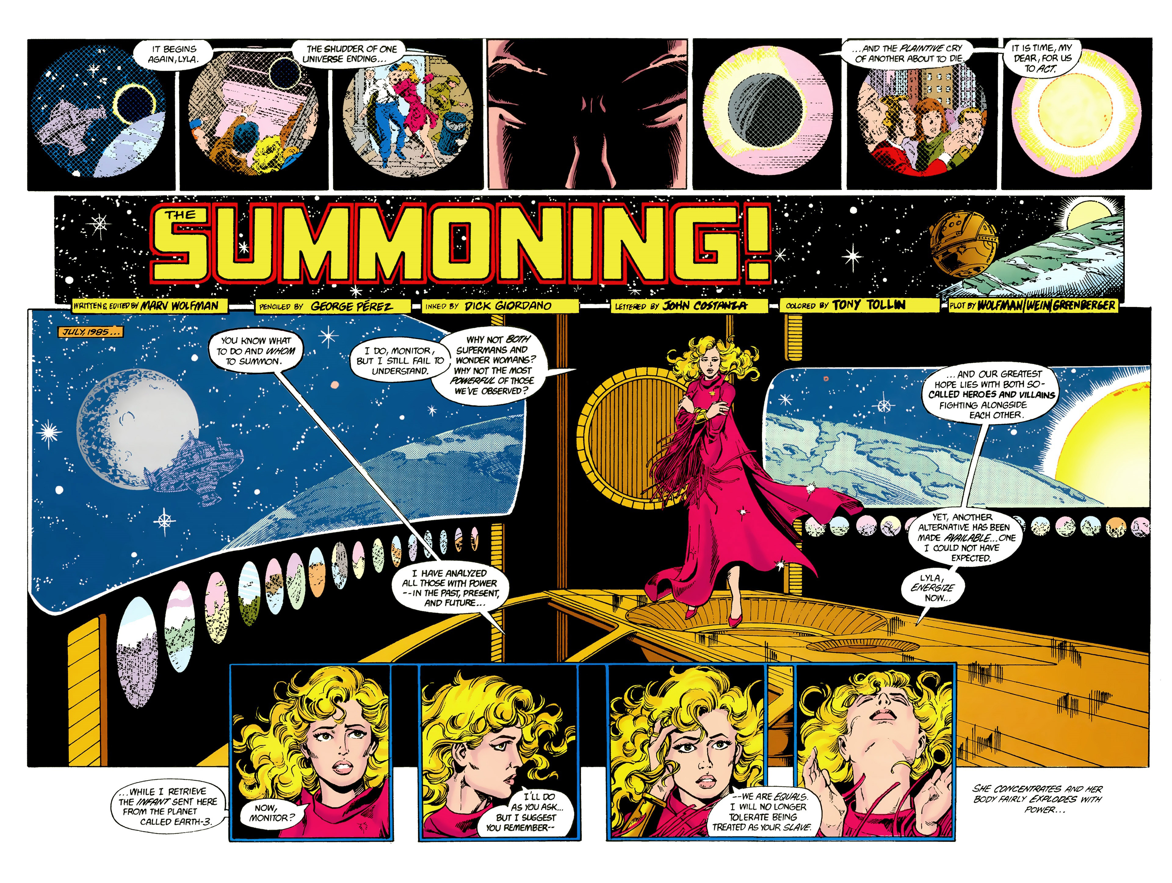 <{ $series->title }} issue 1 (Crisis on Infinite Earths 1) - Page 10